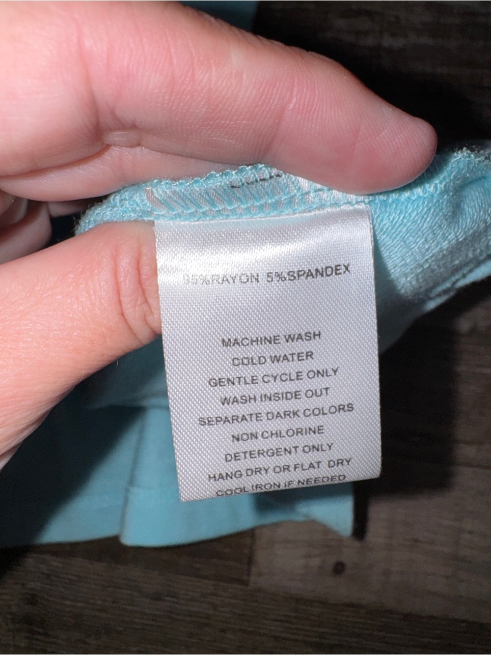 Truly Me Girls Rainbow Dress Size 6X Blue Sleeveless Skater Dress Sequin Patch - Picture 4 of 7